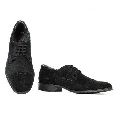 Elegante Schuhe für Jugendliche 388 schwarz Velours
