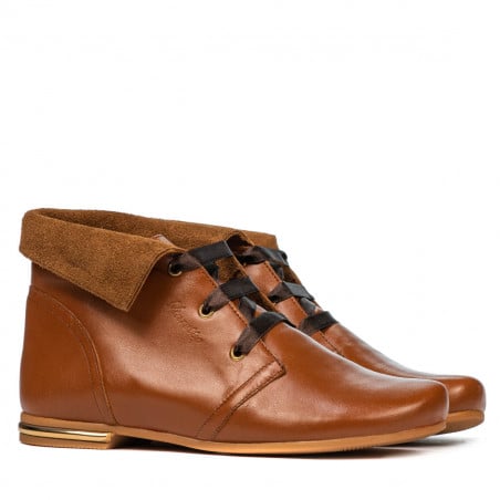 Damenstiefel 3282 gewachst braun