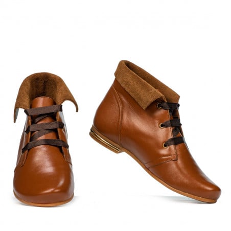 Damenstiefel 3282 gewachst braun