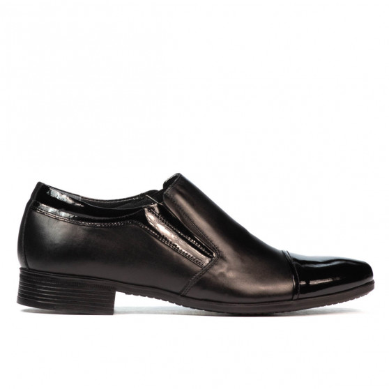 Elegante Herrenschuhe 740 schwarz kombinierter Lack Elegante Herrenschuhe 740 schwarz kombinierter Lack