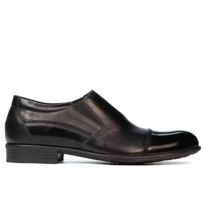 Elegante Herrenschuhe 765 Schwarz lack kombiniert