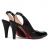 Damensandalen 1236 schwarz