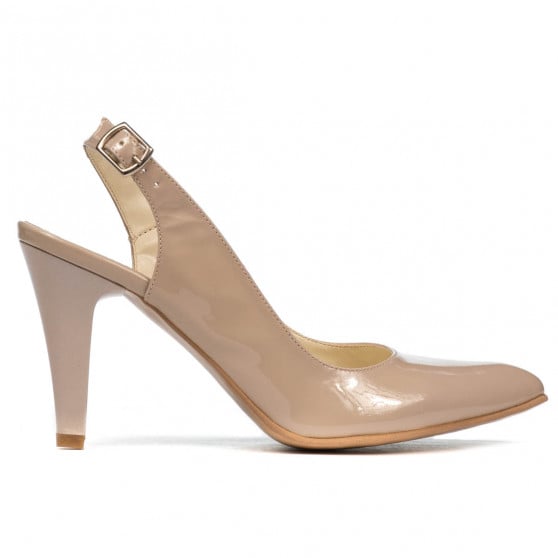 Damensandalen 1236 Lack Beige Perlmutt Damensandalen 1236 Lack Beige Perlmutt
