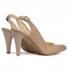 Damensandalen 1236 Lack Beige Perlmutt