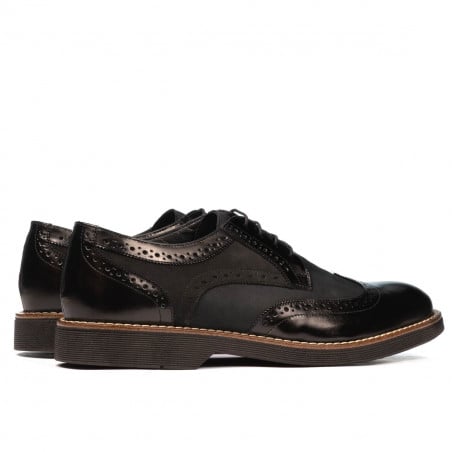 Herrenschuhe casual 826 schwarz kombiniert