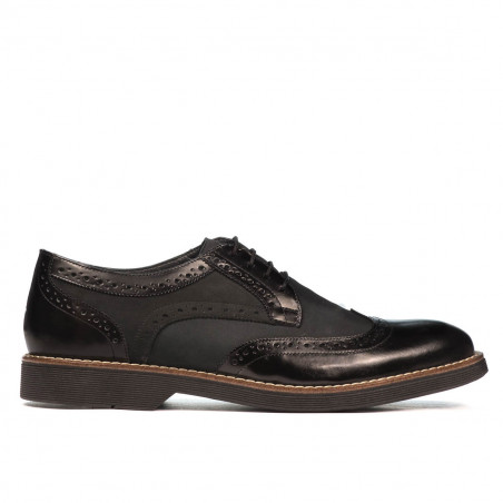Herrenschuhe casual 826 schwarz kombiniert