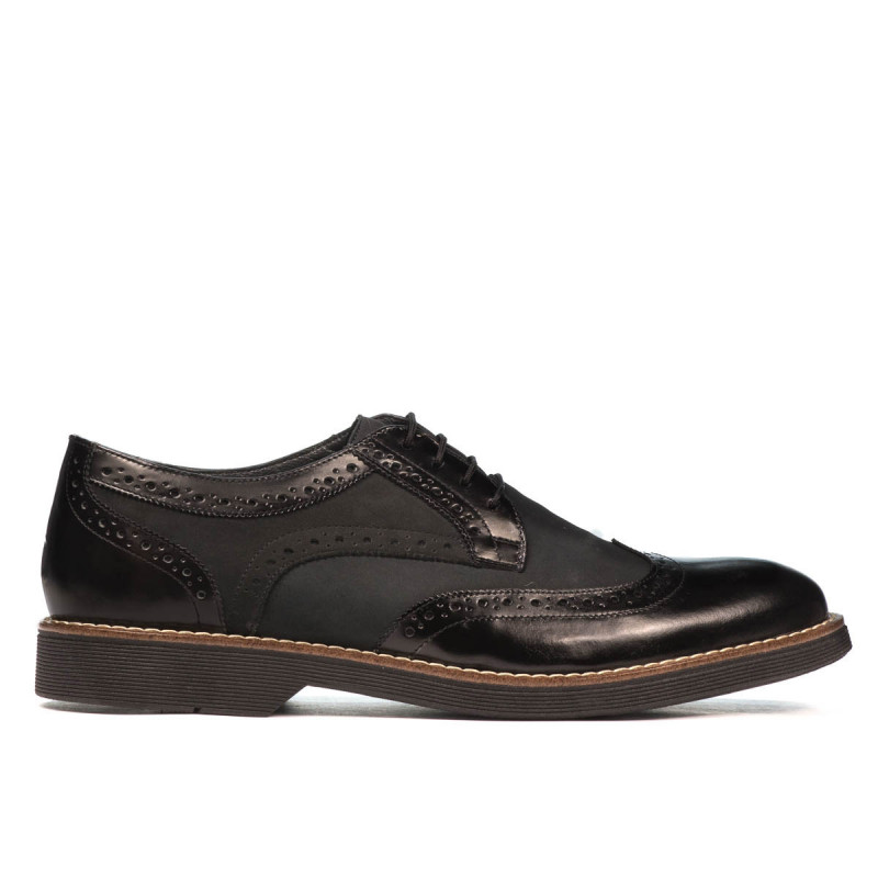 Herrenschuhe casual 826 schwarz kombiniert