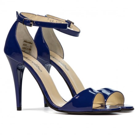 Damen Sandalen 1238 lack blau