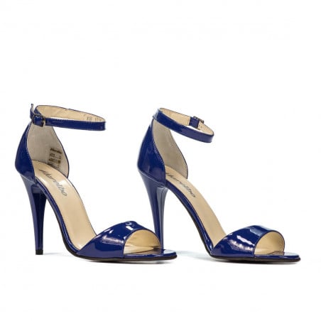 Damen Sandalen 1238 lack blau