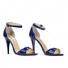 Damen Sandalen 1238 lack blau