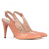 Damen Sandalen 1249 Lack Rosa