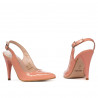 Damen Sandalen 1249 Lack Rosa