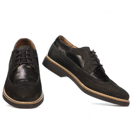 Herren Freizeitschuhe 829 schwarz kombiniert