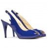 Damen Sandalen 1250 Lack Blau