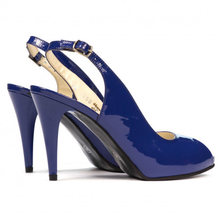 Damen Sandalen 1250 Lack Blau