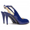 Damen Sandalen 1250 Lack Blau