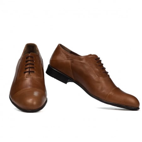 Elegante Herrenschuhe 762 gewachst Braun