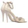 Damen-Sandalen 1238 Lack weiß