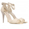 Damen-Sandalen 1238 Lack weiß