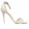 Damen-Sandalen 1238 Lack weiß