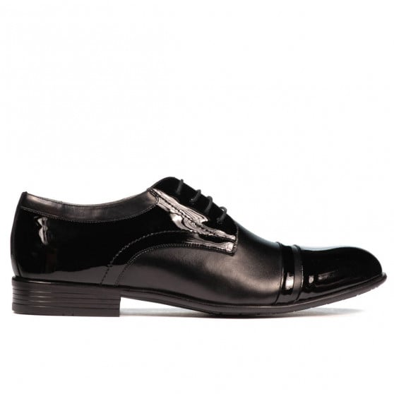 Elegante Herrenschuhe 763 kombiniert schwarzer Lack Elegante Herrenschuhe 763 kombiniert schwarzer Lack