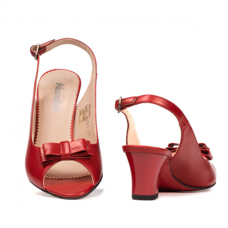Damensandalen 1251 rot
