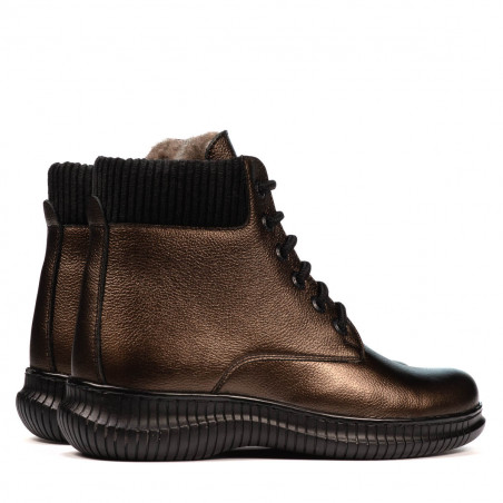 Damen Stiefeletten 3350 kupferfarben