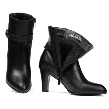 Damenstiefeletten 1180 schwarz