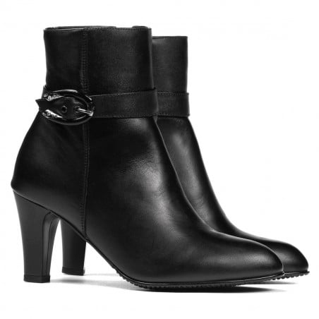 Damenstiefeletten 1180 schwarz