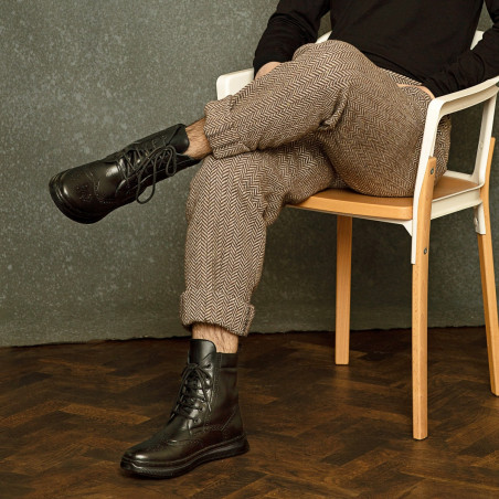 Herrenstiefel 4122 Schwarz