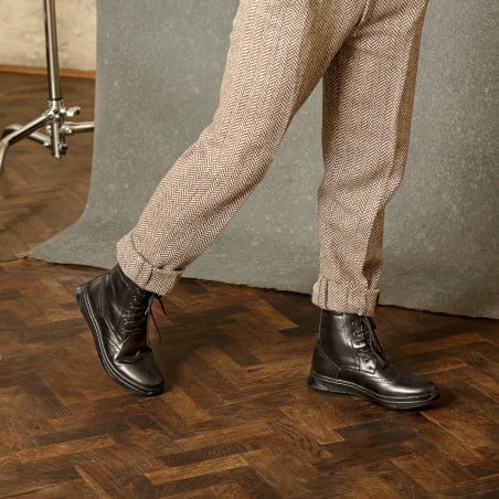 Herrenstiefel 4122 Schwarz