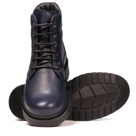 Jugendstiefel 4007 Indigo kombiniert