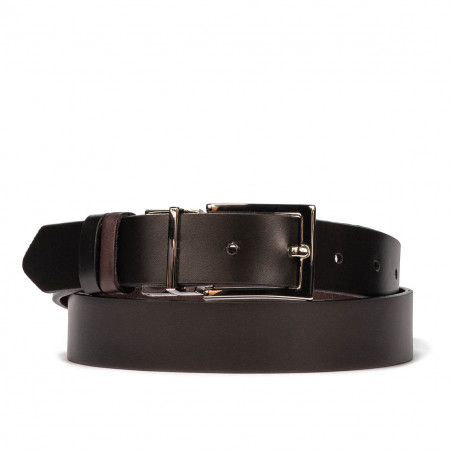 Damen Gürtel 22m bordeaux+schwarz