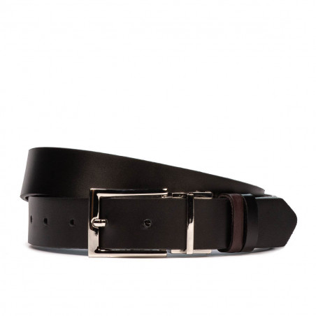 Damen Gürtel 22m bordeaux+schwarz