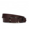 Damen Gürtel 22m bordeaux+schwarz