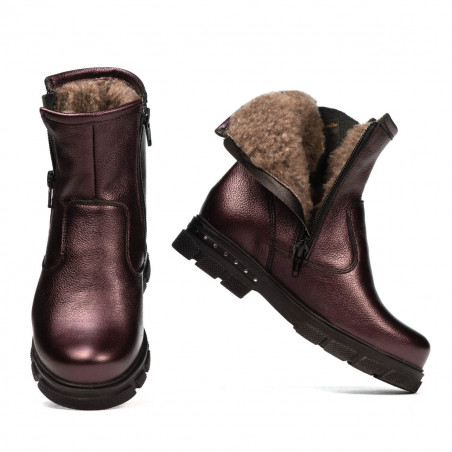 Kinderschuhe 3020 perlmutt lila