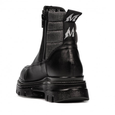 Damenstiefel 3357 schwarz kombiniert