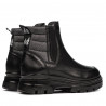 Damenstiefel 3357 schwarz kombiniert