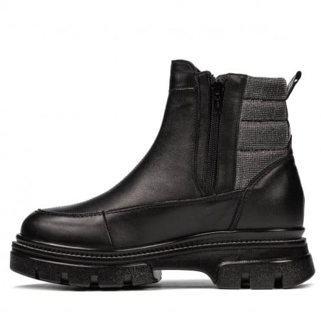 Damenstiefel 3357 schwarz kombiniert
