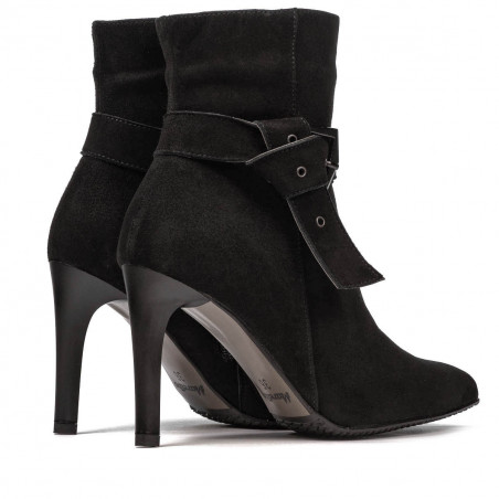 Damenstiefel 1182 schwarz Antilope