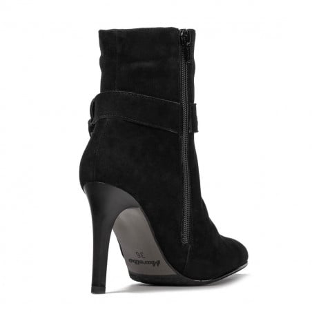 Damenstiefel 1182 schwarz Antilope