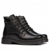 Jugendstiefel 4007 schwarz kombiniert
