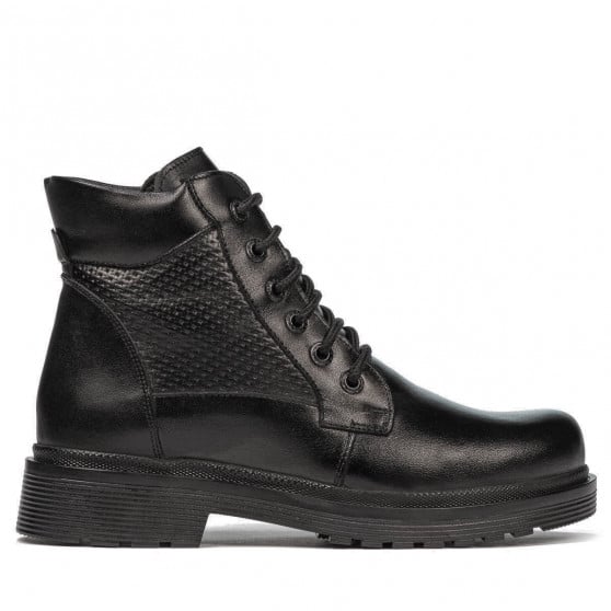 Jugendstiefel 4007 schwarz kombiniert Jugendstiefel 4007 schwarz kombiniert
