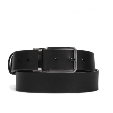 Herren-Gürtel 35b schwarz+schwarz matt