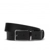 Herren-Gürtel 35b schwarz+schwarz matt