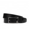 Herren-Gürtel 35b schwarz+schwarz matt