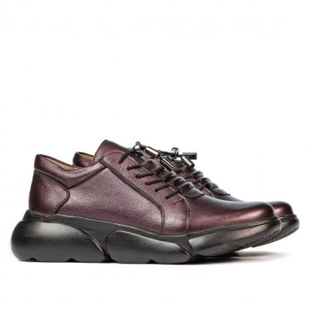 Damen Casual Schuhe 6032 Perlmutt Lila