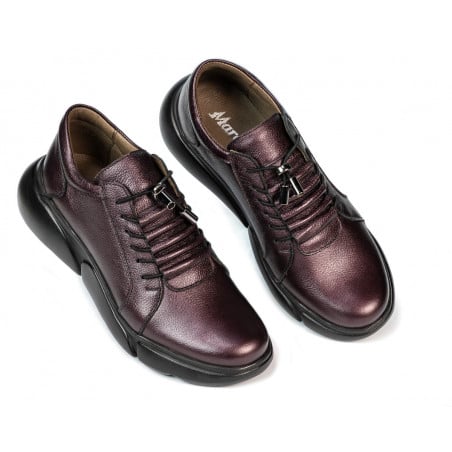 Damen Casual Schuhe 6032 Perlmutt Lila