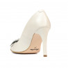 Damen elegante Schuhe 1282 elfenbeinweiß