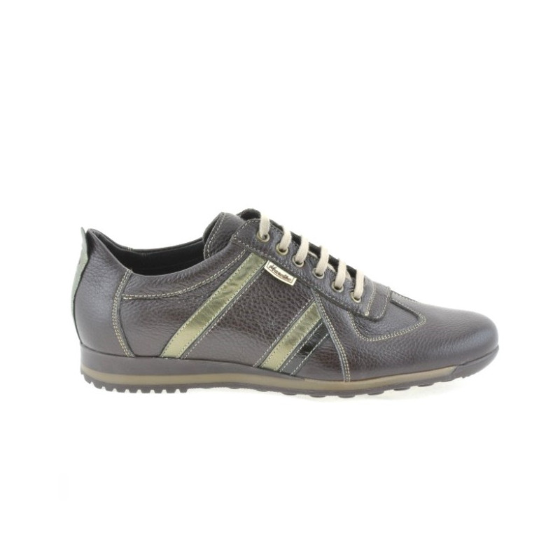 Herren-Sneaker 711 Kaffee
